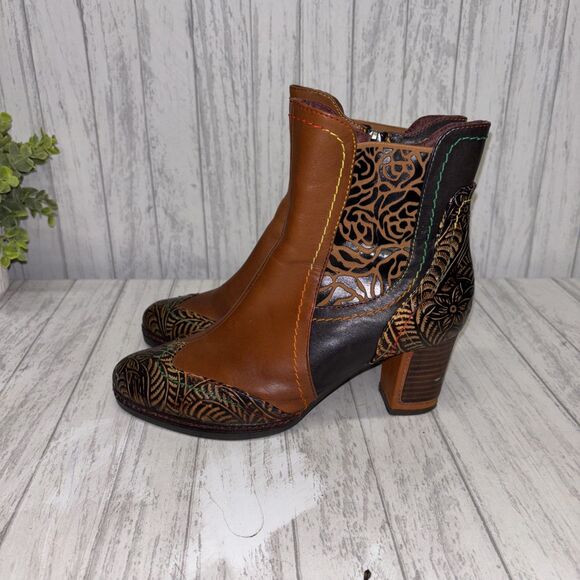 Womens Size 37 6.5-7 Spring Step L’Artiste Santana Boots - Picture 3 of 8